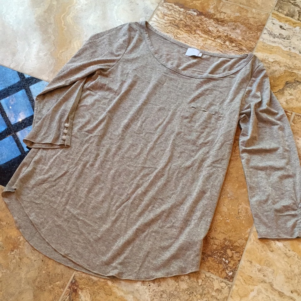 T Los Angeles sand/golden shimmer, pocket, buttons